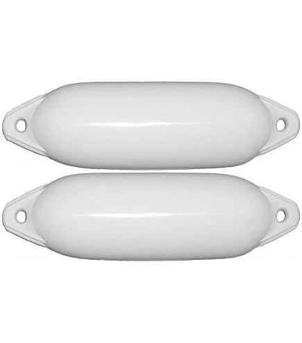 Défense Ponton Défense De Ponton Articulée MAJONI 100cm - Bumper 3/4 Blanc, Protection Bateau Anti-Chocs Protection Bateau Port
