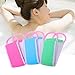Produktbild Kumkey 1Pcs Badeschwamm Badebürsten Rückenbürste Rückeneinseifer Badebürste Massageschwamm Seifschwamm Körper-Peeling Pinsel Schwamm Duschbürste Kardätsche Badezimmer Zubehör (Zufällige Farben)