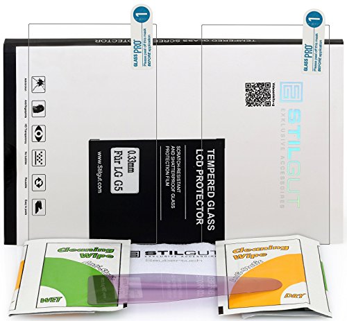 StilGut Displayschutzfolie Panzerglas für LG G5 (2er-Pack) - 6