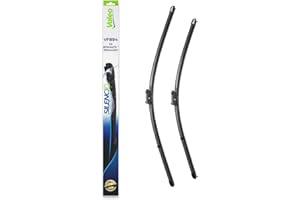 VALEO Silencio Essuie-glace - VF894 - Kit de Balais d'Essuie-glace 800 mm / 750 mm Plats d'Origine de Haute performance, Visibilité Supérieure sur la Route- Avant - Lot de 2 Balais - 577894