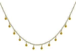 LES POULETTES BIJOUX - Collier Plaqué Or Petites Breloques Rondes