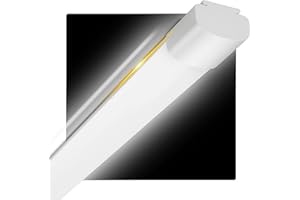 ‎LEOEU Feuchtraumleuchte LED 60cm, 20W 2200LM LED Röhre Deckenleuchte, IP65 Wasserfest LED Kellerlampe Werkstattlampe badezimmerlampe Garagenlampe FeuchtraumLampe für Keller Küche Garage, 4000K