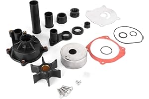 Zestaw naprawczy wirnika pompy wody Qiilu, 5001595 Zestaw naprawczy wirnika pompy wody Części zamienne do silnika zaburtowego pasujące do Evinrude/Johnson Nowy OEM ETec 75-250hp