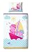 Produktbild Peppa Pig Nautisches Panel Print Bettbezug-Set, Polyester-, mehrfarbig, Single
