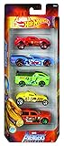 🏎️ PERFEKT FÜR DAS RENNEN: Ein großartiges Bündel aus 5 farbenfrohen Hotwheel-Autos, mit denen Sie in Ihrem Schlafzimmer oder Spielzimmer Rennen fahren können. Mit 5 verschiedenen Farben, Automodellen, Formen und Superhelden ist es leicht zu erkennen, wer vorne ist!