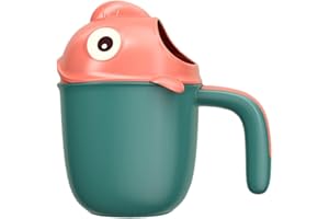 DZQAD 2 Rince-tête Bébé - Tasse Gobelet De Rinçage Pour Shampoing | Tasse Bain De Bébé Et Tout-Petit Tasse De Rinçage Protection Des Yeux | Tasse De Shampoing Creative Clownfish | Accessoire Bain