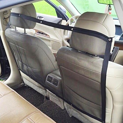 Tianxun Black Pet Car Separation Net Dog See-through Meshed Barrier