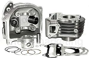 UNTIMERO 50 CC Cylindre Haut Moteur Piston Culasse SLS KIT Compatible with KYMCO Agility City MMC 4T