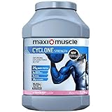 Maximuscle Cyclone Whey Protein Powder with Creatine, Strawberry, 1.26 kg