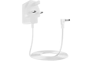 HEBLUMIN 5V Charger Compatible with HelloBaby HB66 HB50 HB6550 Baby Camera Monitor K05S050100U Replacement Power Adapter for Video Monitor Power Supply Charging Cord White