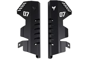 HEIGOAL Accessori moto Laterale Griglia Del Radiatore Copertura Della Protezione Della Protezione Per Yamaha MT07 MT-07 MT 07 FZ7 FZ07 FZ-07 2013 2014 2015 2016 (Black)