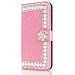 Produktbild Samsung Galaxy S7 Edge Hülle,Samsung Galaxy S7 Edge Hülle,Skin Prämie PU Weich Portfolio Snap Hülle Skin Skin Flip Fall for Samsung Galaxy S7 Edge Pink