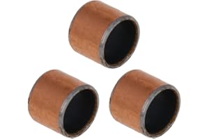 Othmro Sleeve Bearing 10mm Bore x 12mm OD x 10mm Length Plain Bearings Wrapped Oilless Bushings Pack of 3