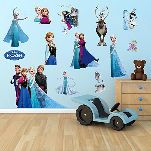 XXL Sticker Eiskönigin Frozen Elsa Anna Olaf Kristoff - 3