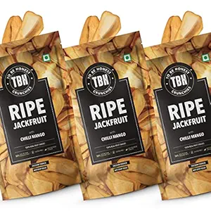 TBH - To Be Honest Jackfruit Chips Crunchies | 150 gm, Pack of 3 (50 gm each) | Ripe Jackfruit | High Dietary Fibre Nutritious and Healthy Snacks