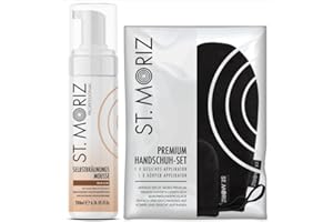 St. Moriz Professional Mousse + Premium Applikator-Set (Medium)