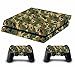 Produktbild Tarnung Decal Skin Sticker Aufkleber for Playstation 4 PS4 Console Controllers (Desert Camouflage)