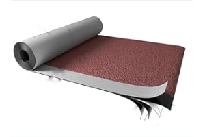 FUTURAZeta - Membrana Guaina Catramata Bituminosa AUTOADESIVA Ardesiata Impermeabilizzante, Altezza 1 metro, Colore ROSSO (5 Mq.)