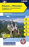 Image de Outdoorkarte 02. Füssen - Pfronten 1 : 35.000: Neuschwanstein - Tannheimer Tal (Kümmerly+Frey Outd