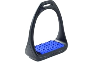 HARRY'S HORSE Compositi Etriers Soft Reflex Noir/Bleu Marine