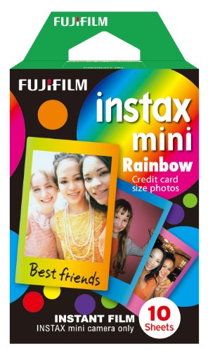 spécifications Fujifilm Instax Mini Rainbow Film 10 poses
