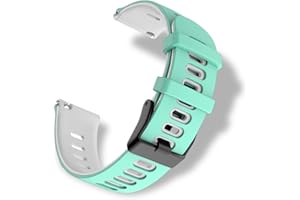 RoYiio Silicona Correa para Asas de Reloj con Ancho de 20mm,22mm, Suave y Cómodo, Correa de Silicona para Hombres Mujeres