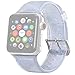 Produktbild Muium Armband Für iwatch 4 44mm Silikon Herren Jungen Frauen Armbänder Ersatz Einstellbare Sport Zubehör Armband für iwatch 4 40mm (klar)