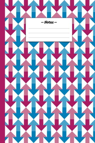 Preisvergleich Produktbild Notes: 96 pp 6x9 Ruled Notebook Red-Blue Cover