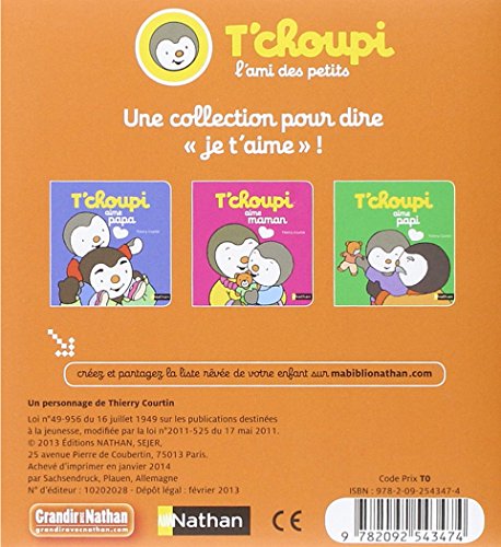 Book's Cover of T'choupi aime Mamie