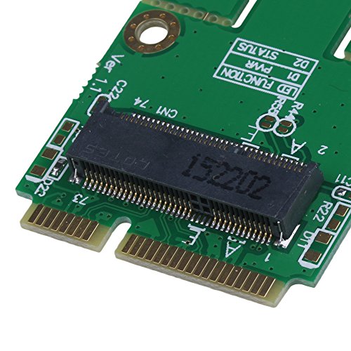 BQLZR M.2 (NGFF) Key E to mPCIe (PCIe+USB) Converter Adapter Support Full / Half Size - 5