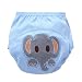 hibote Pack of 2 Baby Cartoon Patern Nappy Cloth Diapers Training Pant Elephant/80
