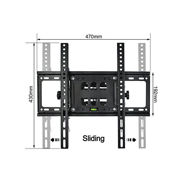 Funime Tilt & Swivel TV Wall Mount Bracket for 32 - 55 Inch LCD, LED, 3D, Plasma Screens - Weight Capacity 25kg(55lbs) - Max VESA 400x400mm - 10 Year Warranty - Image 7