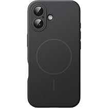 JETech Coque Silicone Magnétique Pour IPhone 17 (6,3 Pouces) - Compatible MagSafe, Toucher Soie, Protection Chocs & Caméra - Noir - 7