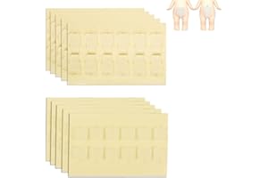 BOXOB 120pcs Ruban Adhésif pour Sonny Angel Hipper, Colle Double Face Transparente Amovible Remplacement Mini Figurines Sans Résidus et Fixation Sûre pour Décoration DIY