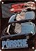 Produktbild KellyPlaques 1975 Porsche 917 und 911 Vintage Look Reproduktion Metallplatte 20 x 30 cm