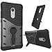 Price comparison product image SsHhUu Xiaomi Redmi Note 4X Case, Tough Heavy Duty Shock Proof Defender Cover Dual Layer Armor Combo with Swivel Kickstand Protective Hard Cover Case for Xiaomi Redmi Note 4X (5.5 Inch) Black