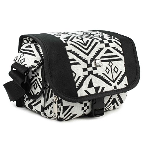 TLC Rockabetty Schultertasche für Digital Kamera / Compact DSLR - Schwarz Navajo Black White TLC Rockabetty Schultertasche für Digital Kamera / Compact DSLR - Schwarz Navajo Black White