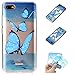 Produktbild Carols Redmi 6A Hülle, Xiaomi Redmi 6A Handyhülle, Xiaomi Redmi 6A Schutzhülle,TPU Silikon Hülle/Case / Cover/Handytasche für Xiaomi Redmi 6A - Blauer Schmetterling