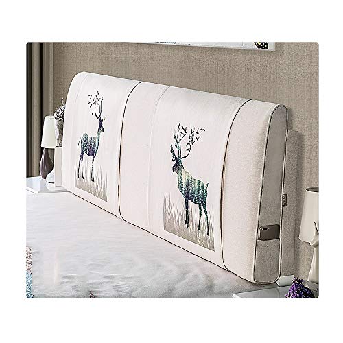 Preisvergleich Produktbild LXLIGHTS Kopfteil Kopfkissen Rückenlehne Taillenauflage Bettkeil Weicher Fall Sofakissen, (Farbe : A, größe : 190 * 58 * 10cm)