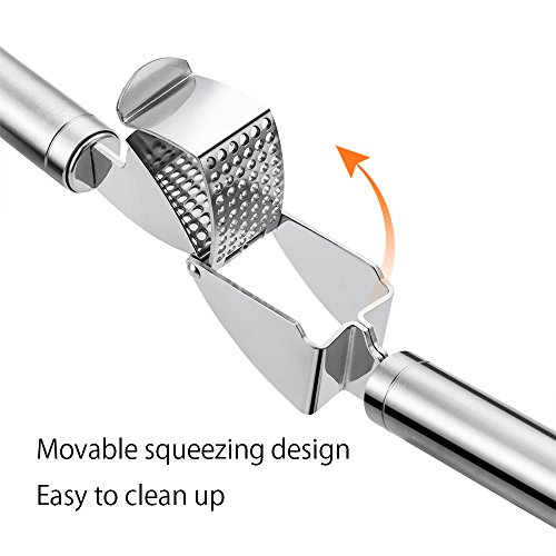E-PRANCE Knoblauchpresse Knoblauchschneider Garlic press Edelstahl - 5