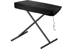 LANJUE Klavier Abdeckung 61 Tasten, Abdeckung für Klaviertastatur mit Kordelzug zum Schutz Elektronischen Klaviertastatur (98 x 42 x 16 cm)