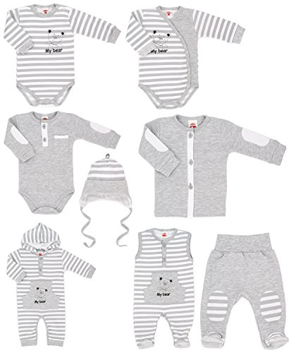 Preisvergleich Produktbild MAKOMA Baby Erstlingsausstattung Set -My Bear- 8tlg. Gr. 62 Unisex