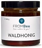 Frombee Waldhonig aus Südamerika (1x 500g im Glas) | hochwertig natürlich, dunkel, würzig-süß