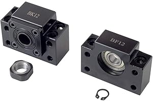 Befenybay Standard End Supports 1PCS BK12 + 1PCS BF12 for CNC Machine Parts SFU1605 Ball Screw