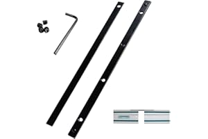 Amazleer Juego de 2 conectores de riel guía para sierra de inmersión Makita P-45777 SP6000 198885-7, kit de conector de riel guía para conector de barra de unión de riel guía DeWalt para Festool Bosch