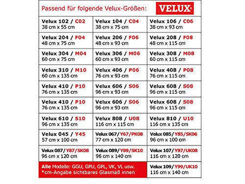 eXsun Sonnenschutz für Velux XY Dachfenster Rollo, Hitzeschutz, Verdunkelungsrollo – mit Krafthaftsaugern, kein Bohren – kein Nageln – kein Schrauben (Alle Typen! GGU, GGL, GPU, GPL, GHU, GHL, GTU, GTL, GXU, GXL, VU, VL, VKU) WICHTIG = Größe! Bitte auswählen!** Super einfach – der Sonnenschutz wird direkt auf die Glasscheibe – mit Krafthaftsauger – angebracht.. Komplett!! Alles dabei! * (Blau / Silber, P06 / 406) - 7