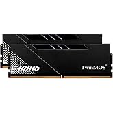 TwinMOS DDR5 32GB (2x16GB) 6000MHz CL36 Desktop Ram Black Soğutuculu (TMD532GB60DK36VXB)