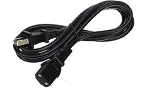 TPLTECH Cable de alimentación compatible con Sony PS4 Pro Playstation 4 Pro Xbox 360 Slim Xbox One Xbox 360 E Reemplazo de 2 clavijas 6FT-UL listado