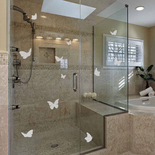 Schmetterlinge Glasdekorfolie Milchglaseffekt - 2