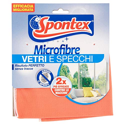 SPONTEX MICROFIBRE VETRI E SPECCHI - [confezione da 5]